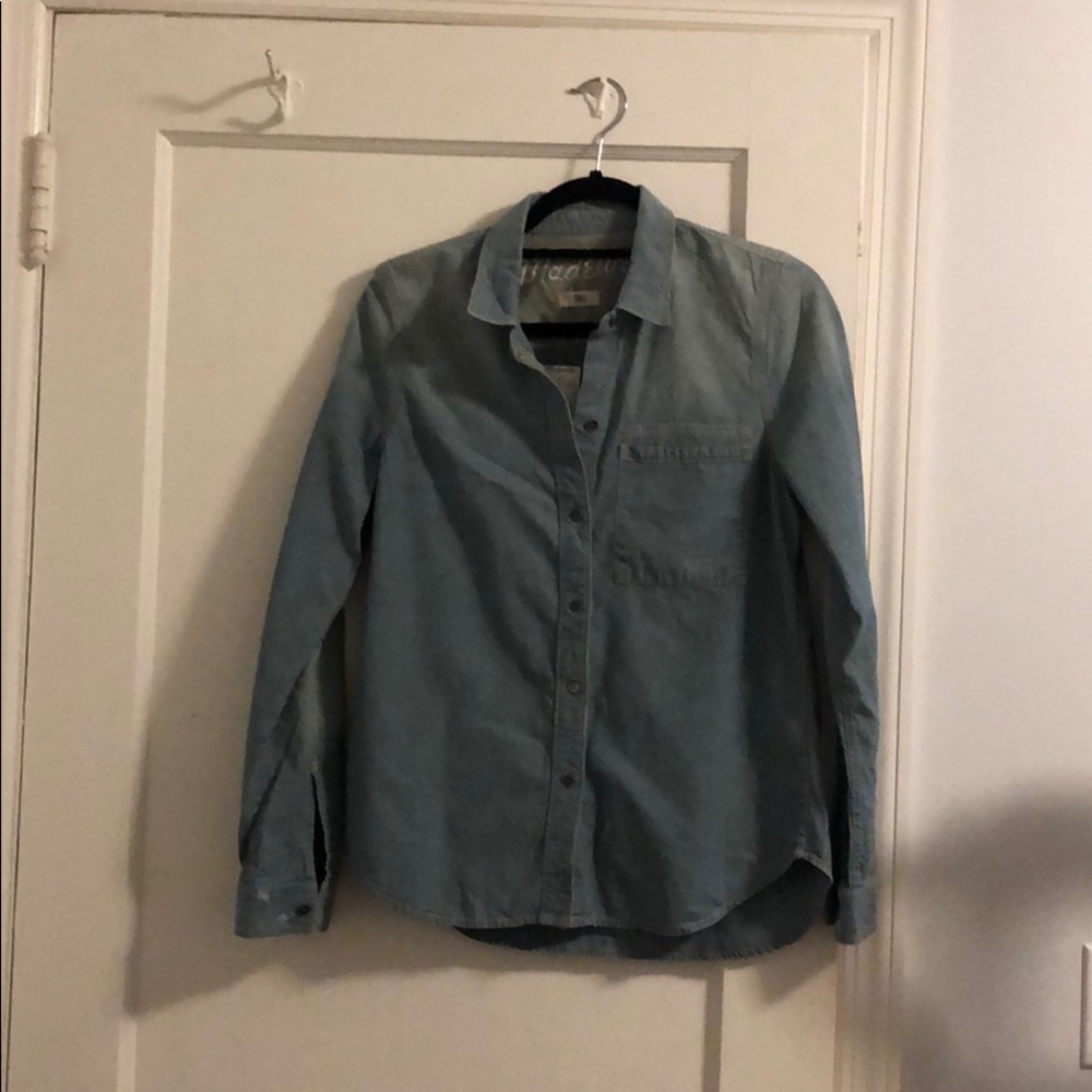 NWT Madewell chambray denim shirt